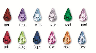 Birthstone Swirl Henkilökohtainen rengas